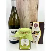 Fehérbor ajándékcsomag borlekvárral kandírozott citrommal