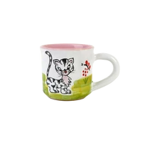 Gyerekbögre cica mintával