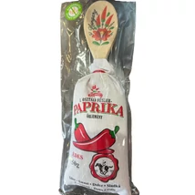 Kalocsai édes paprika vászonzsákban, festett fakanállal 50 g.