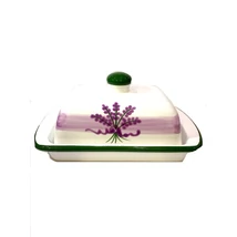 Kerámia vajtartó levendulás