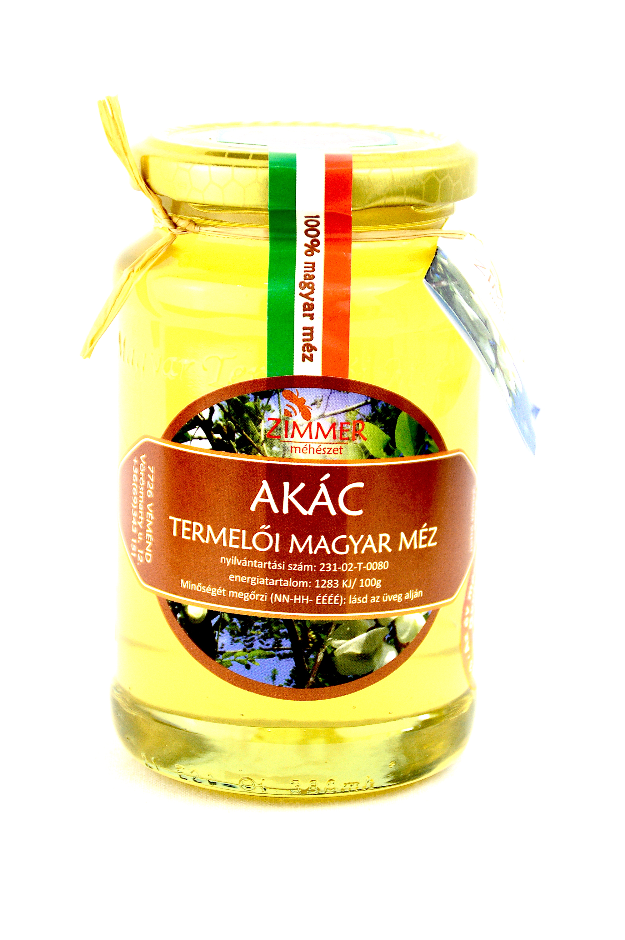Akác termelői magyar méz