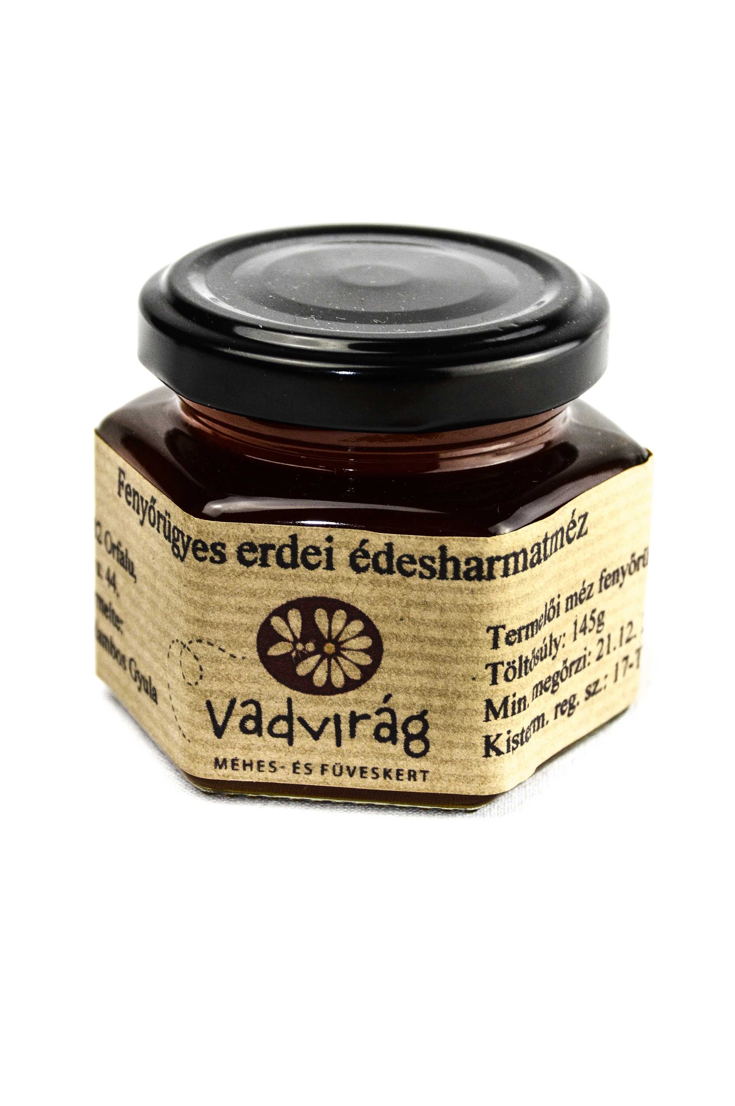 Fenyőrügyes erdei édesharmat méz 145 g.