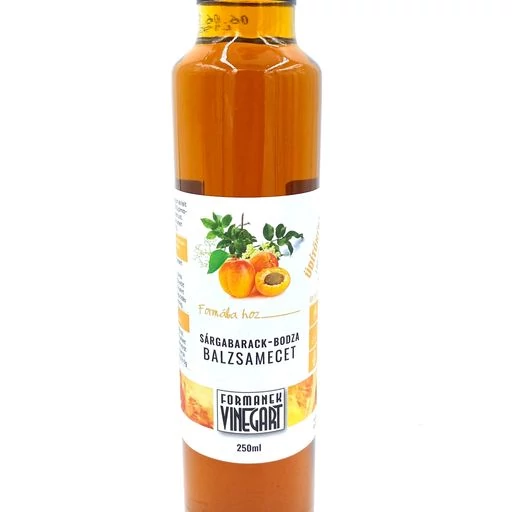 Sárgabarack-bodza balzsamecet 250 ml Formanek Vinegart