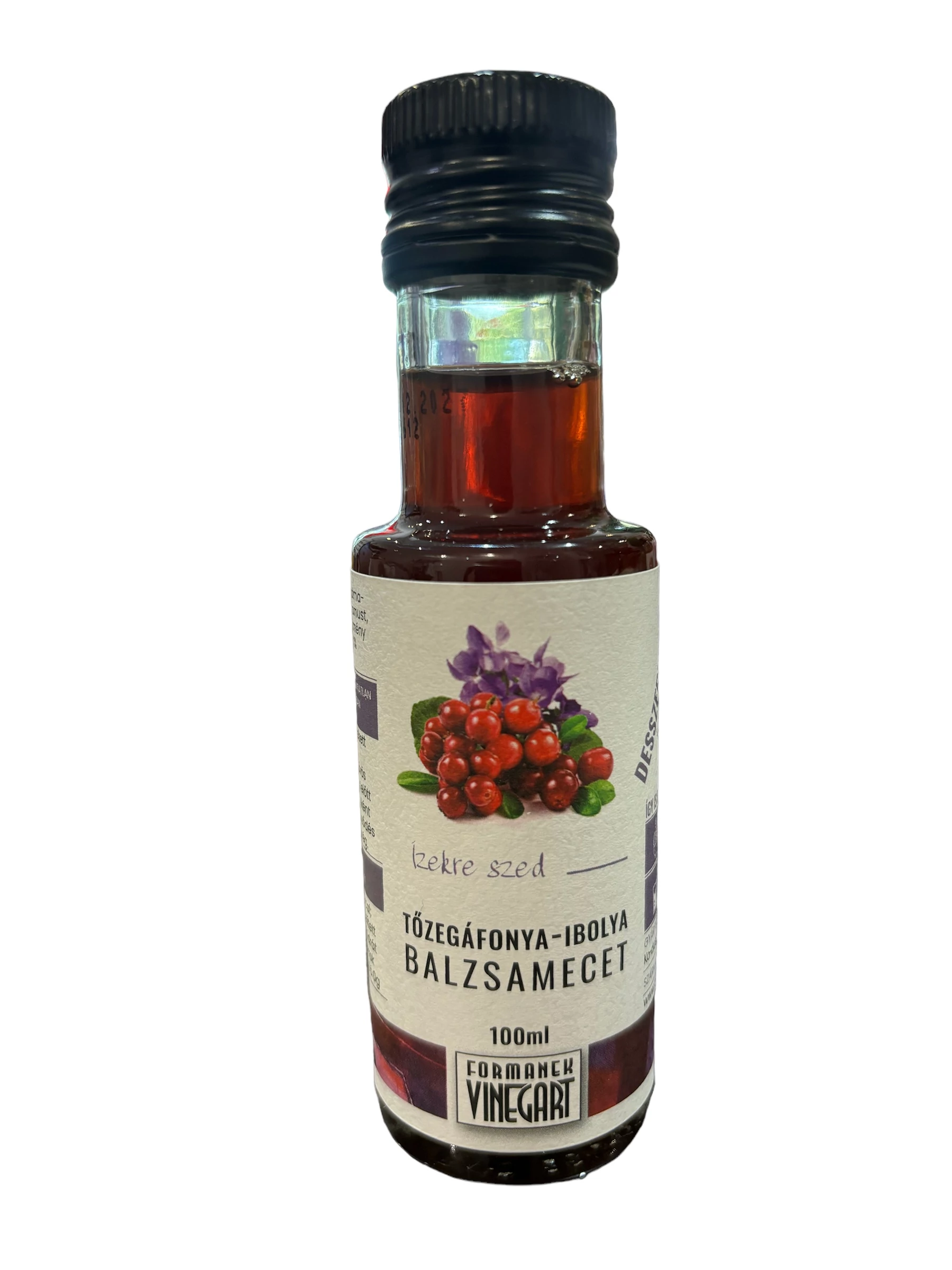 Tőzegáfonyás-ibolyás balzsamecet Formanek VinegArt 100 ml