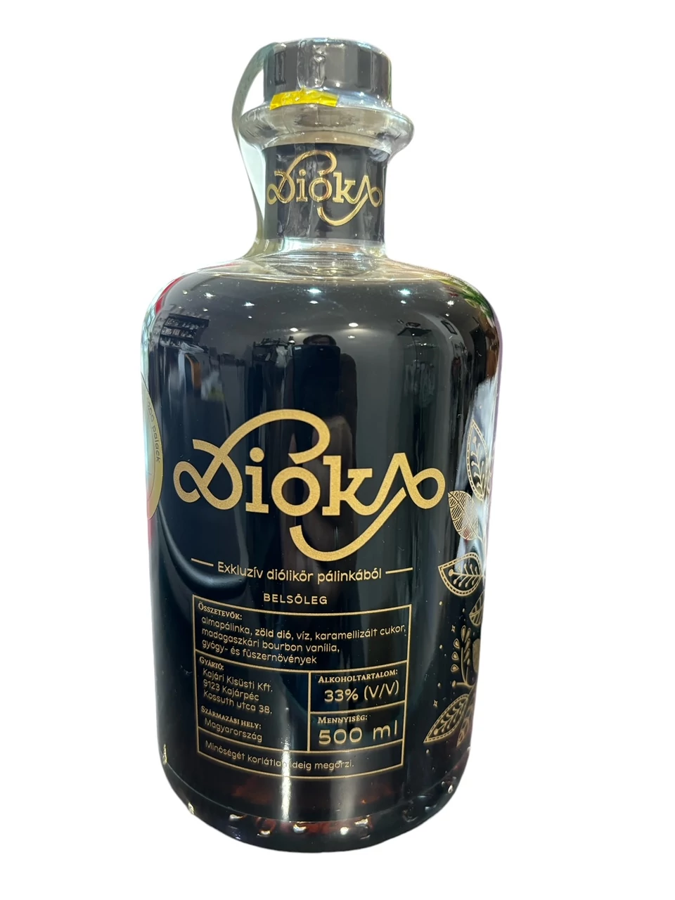 Dióka - exkluzív diólikőr pálinkából 33% V/V