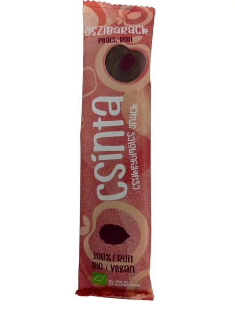 Csinta Őszibarack csakgyümölcs snack