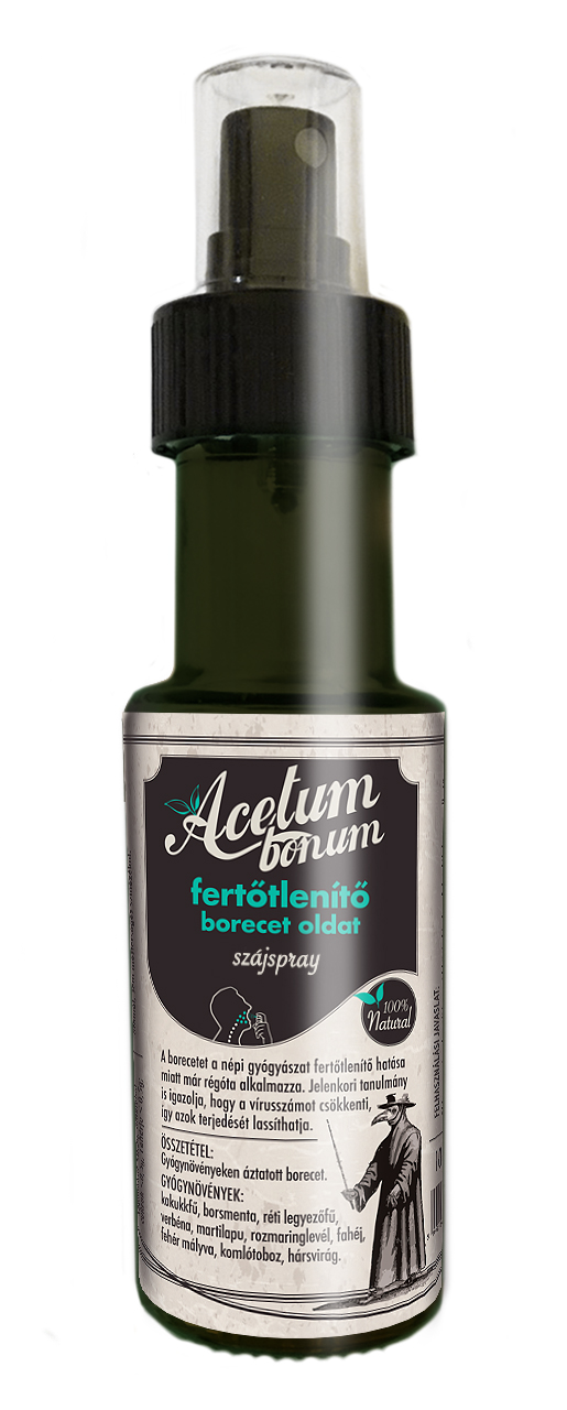 Acetum bonum fertőtlenítő borecet oldat - szájspray